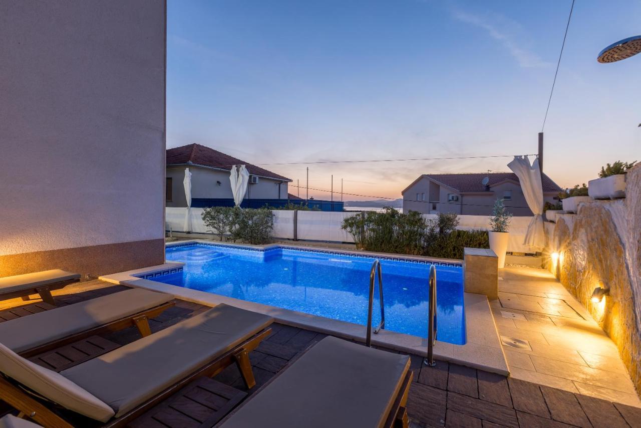 Villa Costa Blu With Pool By The Sea Trogir Exterior photo